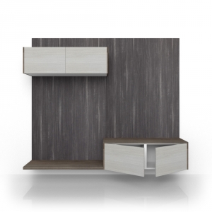 Tủ tivi có vách, Melamine